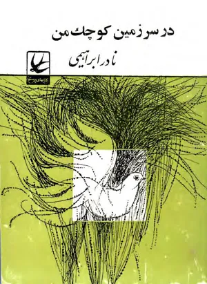 جلد کتاب در سرزمین کوچک من از نادر ابراهیمی