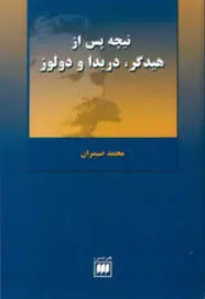 جلد کتاب نیچه پس از هیدگر ، دریدا و دولوز