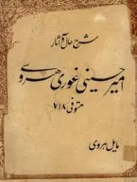 جلد کتاب شرح حال امیر حسینی غوری هروی