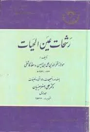 جلد کتاب رشحات عین الحَیات واعظ کاشفی جلد اول