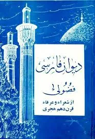 جلد کتاب دیوان فارسی فضولی