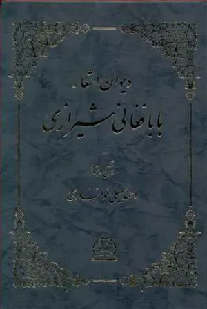 جلد کتاب دیوان بابافغانی شیرازی