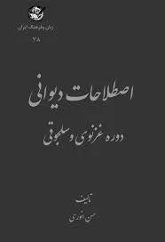 جلد کتاب اصطلاحات دیوانی دوره غزنوی و سلجوقی