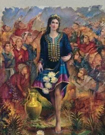 جلد کتاب پوشاک زنان در دوره ساسانی