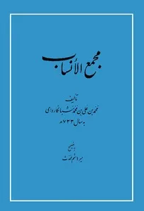 جلد کتاب مجمع الانساب