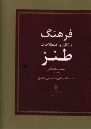 جلد کتاب فرهنگ واژگان و اصطلاحات طنز