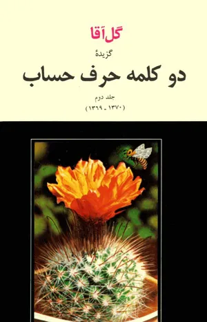 جلد کتاب گزیده دو کلمه حرف حساب گل آقا - جلد 2