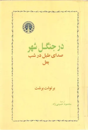 جلد کتاب در جنگل شهر - صدای شب در شب بعل