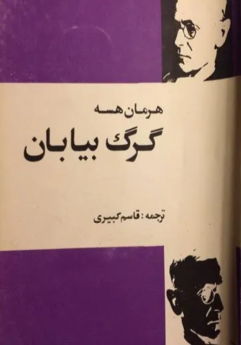 جلد کتاب گرگ بیابان
