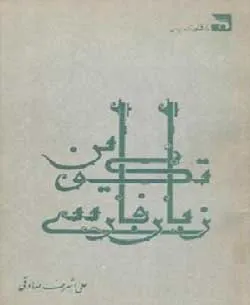 جلد کتاب تکوین زبان فارسی