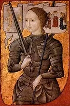 جلد کتاب ژاندارک یا دوشیزه اورلئان
