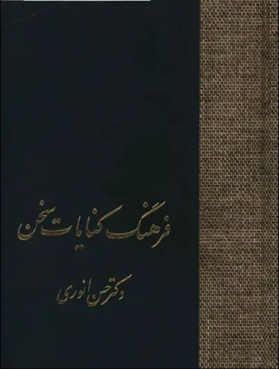 جلد کتاب فرهنگ کنایات سخن