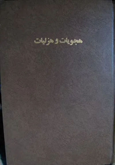 جلد کتاب هجویات و هزلیات