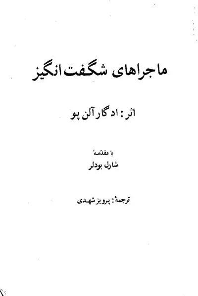 جلد کتاب ماجراهای شگفت انگیز