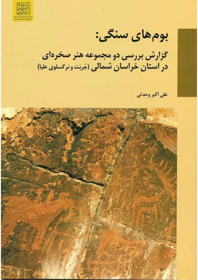 جلد کتاب بوم های سنگی: گزارش بررسی دو مجموعه هنر صخره ای در استان خراسان شمالی