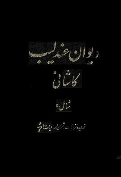 جلد کتاب دیوان عندلیب کاشانی