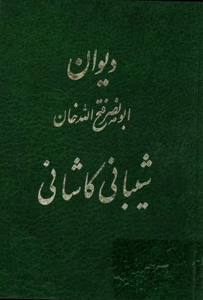 جلد کتاب دیوان شیبانی کاشانی